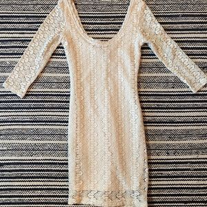 Lace mini dress